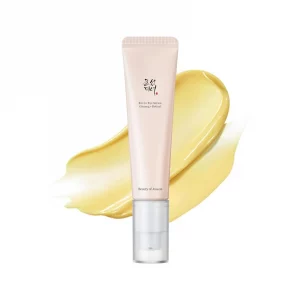 Woman applying Beauty of Joseon Revive Eye Serum dark circle remover cream